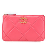 Small Lambskin 19 O Case Pouch